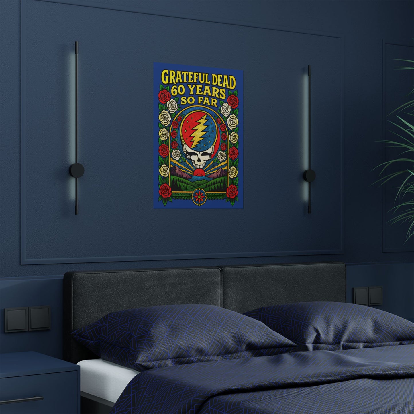 GRATEFUL DEAD “60 YEARS” COMMEMORATION POSTER