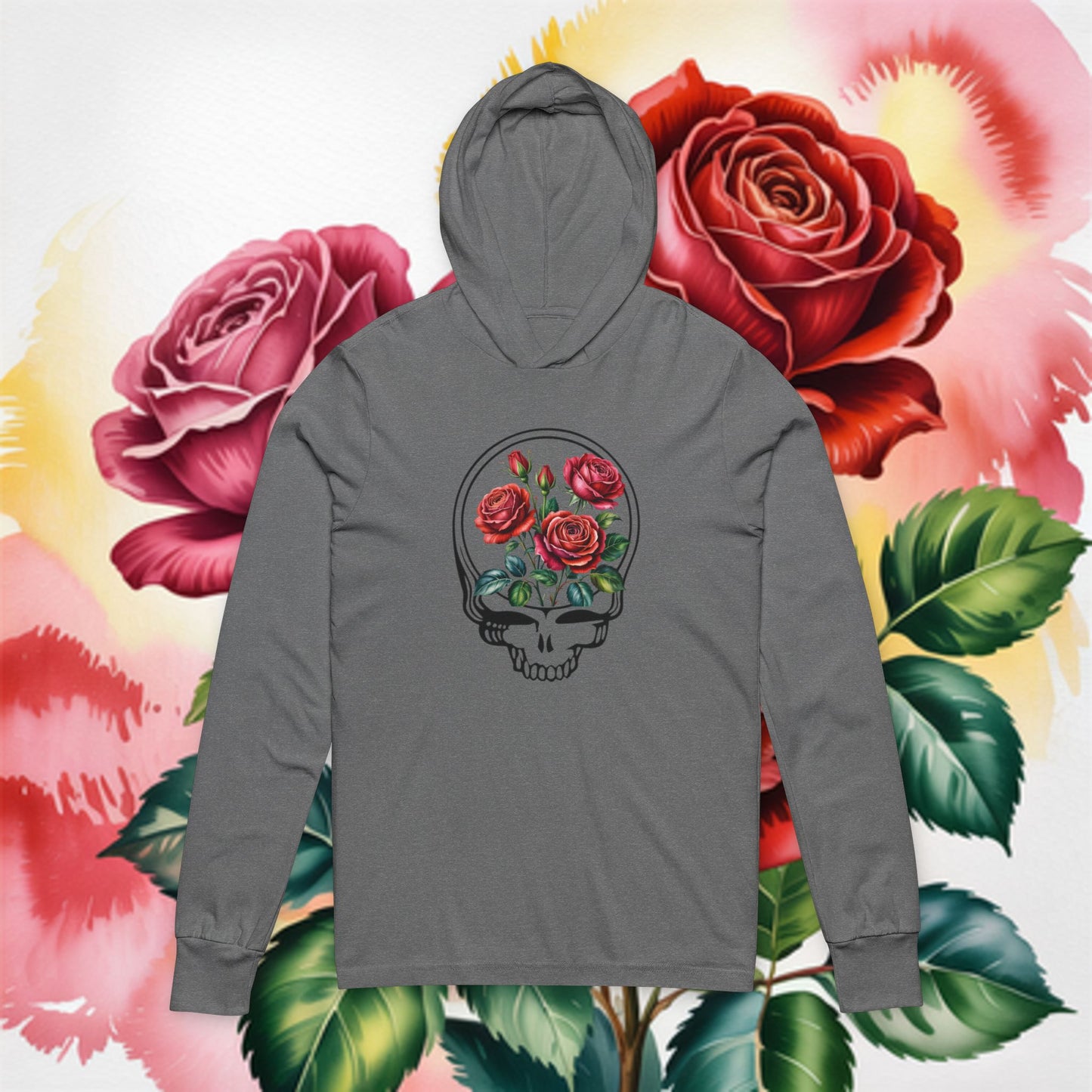 IT MUST HAVE BEEN THE ROSES LONG SLEEVE HOODED TEE