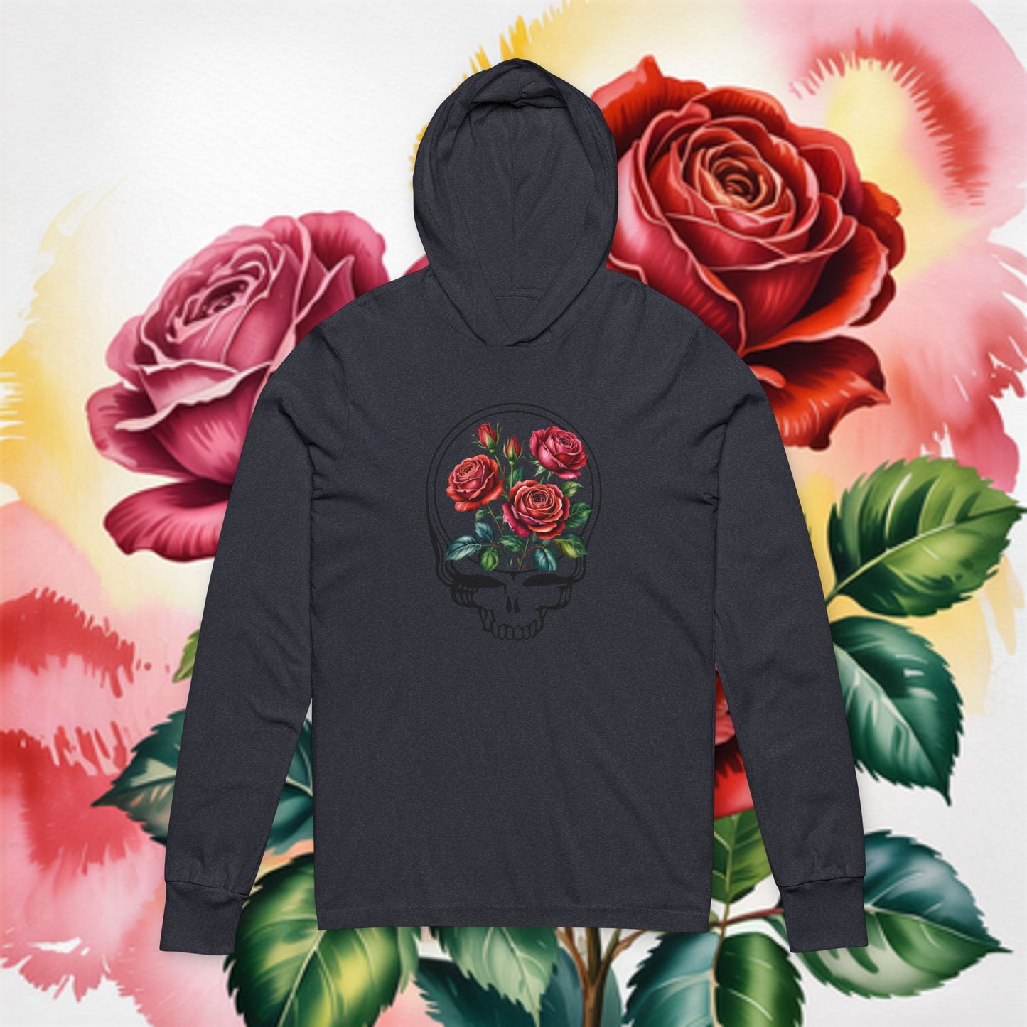 IT MUST HAVE BEEN THE ROSES LONG SLEEVE HOODED TEE