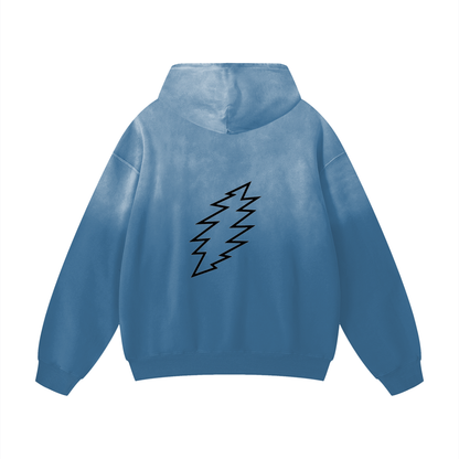Grateful Dead Hoodie,SUNFADED Hoodie,Deadhead Apparel,Hooded sweatshirt ,Hoodie,Dead,Grateful,13 Point Bolt