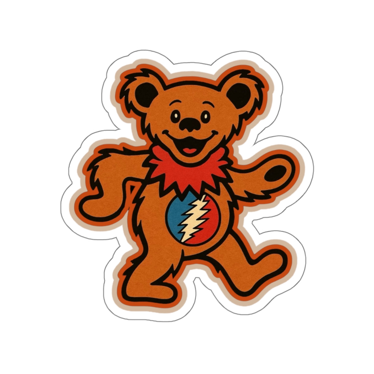 “BELLY BOLT” DANCING BEAR” STICKER