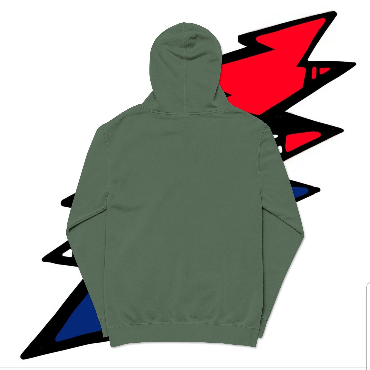STEALIE BOLT EMBROIDERED PIGMENT DYED HOODIE