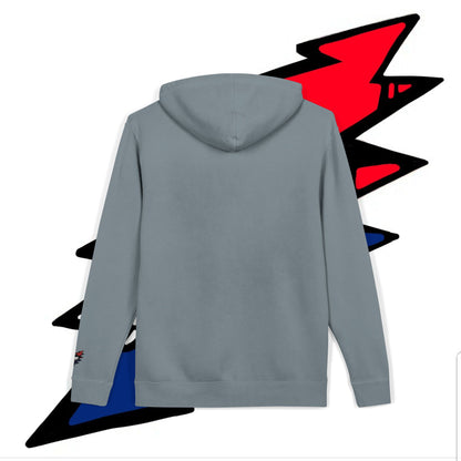 STEALIE BOLT EMBROIDERED PIGMENT DYED HOODIE