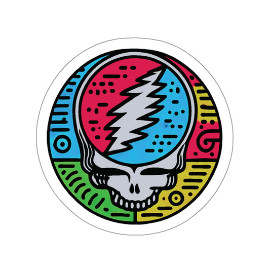 NEON HARING STEALIE STICKER