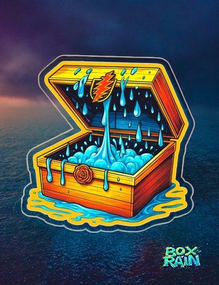 “BOX OF RAIN” MAGNET