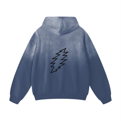 Grateful Dead Hoodie,SUNFADED Hoodie,Deadhead Apparel,Hooded sweatshirt ,Hoodie,Dead,Grateful,13 Point Bolt