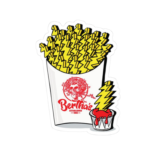“BERTHA FRIES” STICKER