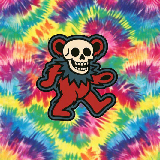 “SKULLY BEAR” STICKER