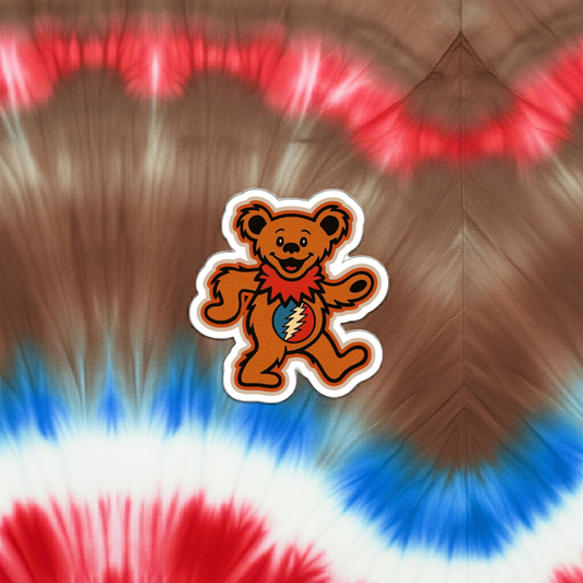 “BELLY BOLT” DANCING BEAR” STICKER