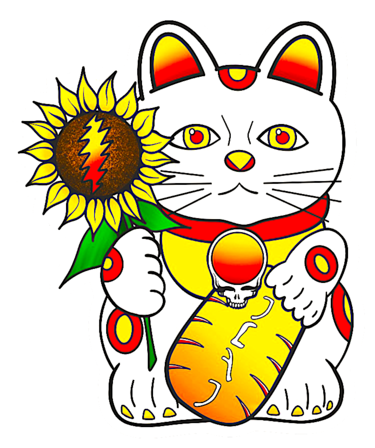 CHINA-CAT SUNFLOWER STICKER