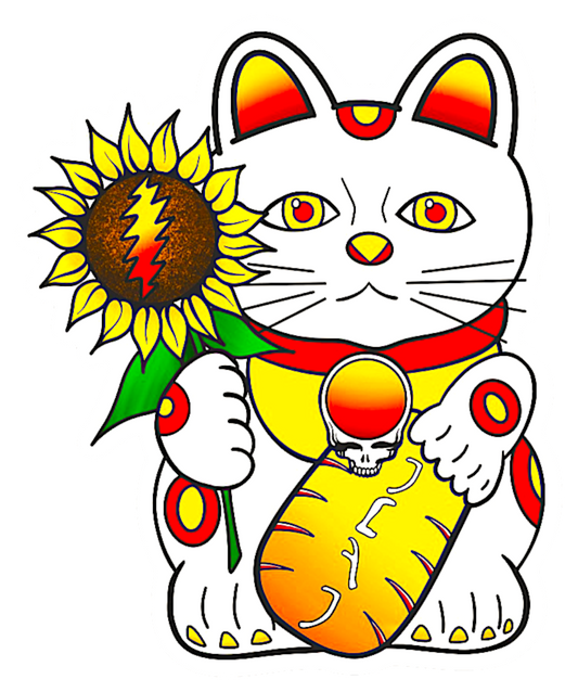 CHINA-CAT SUNFLOWER STICKER
