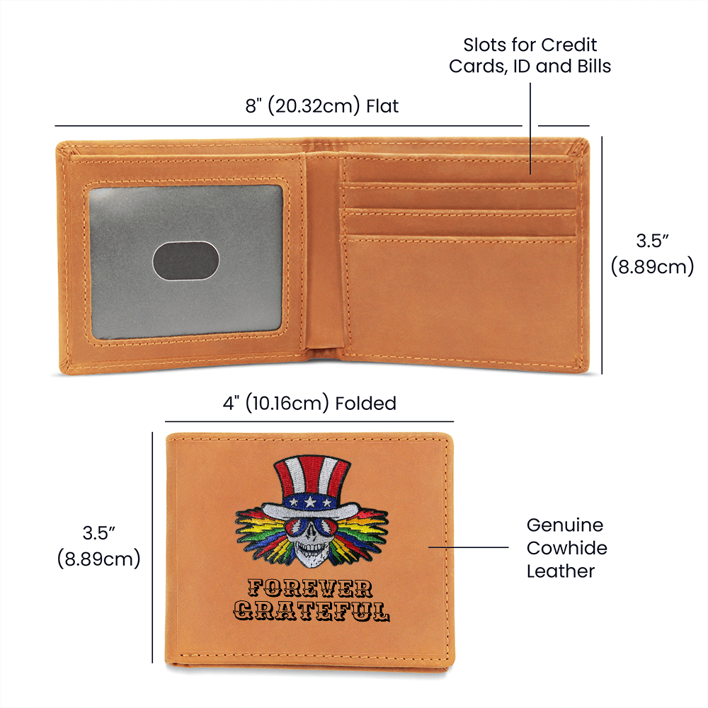 UNCLE SAM FOREVER GRATEFUL BI-FOLD WALLET